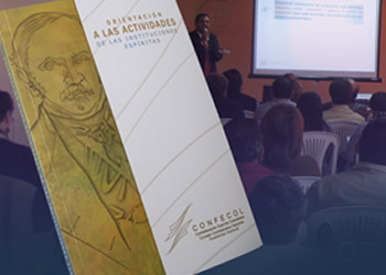 Portada Orientación a las actividades de las Instituciones Espíritas, por la Confederación Espírita Colombiana.